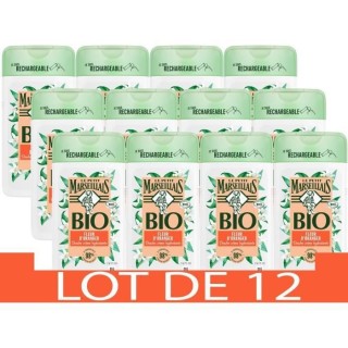 [Lot de 12] LE PETIT MARSEILLAIS Creme Douche - Fleur d'Oranger - Bio