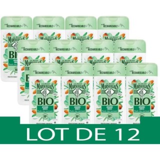 [Lot de 12] LE PETIT MARSEILLAIS Creme Douche - Amande douce - Bio - 2