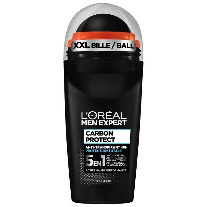 [Lot de 6] Déodorant Bille L'OREAL MEN EXPERT Carbon Protect 5en1 Ice