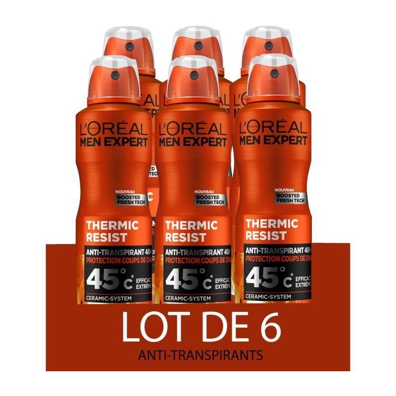 Déodorant Thermic Resist Men Expert L'OREAL PARIS - 200 ml