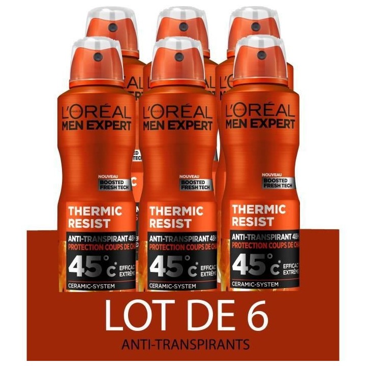 Déodorant Thermic Resist Men Expert L'OREAL PARIS - 200 ml