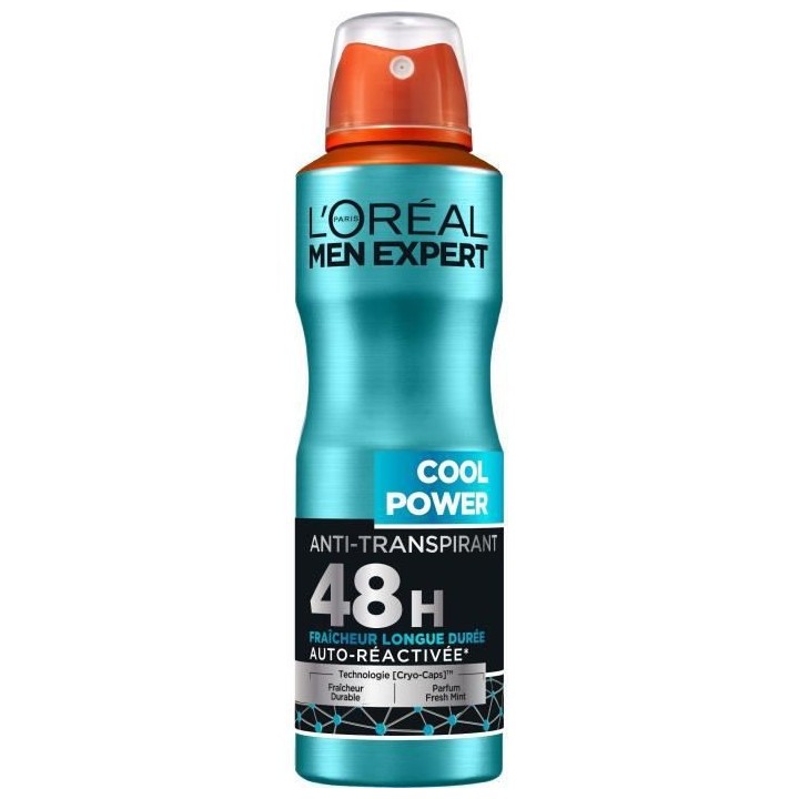 Déodorant Cool Power Men Expert L'OREAL - 6x 200 ml