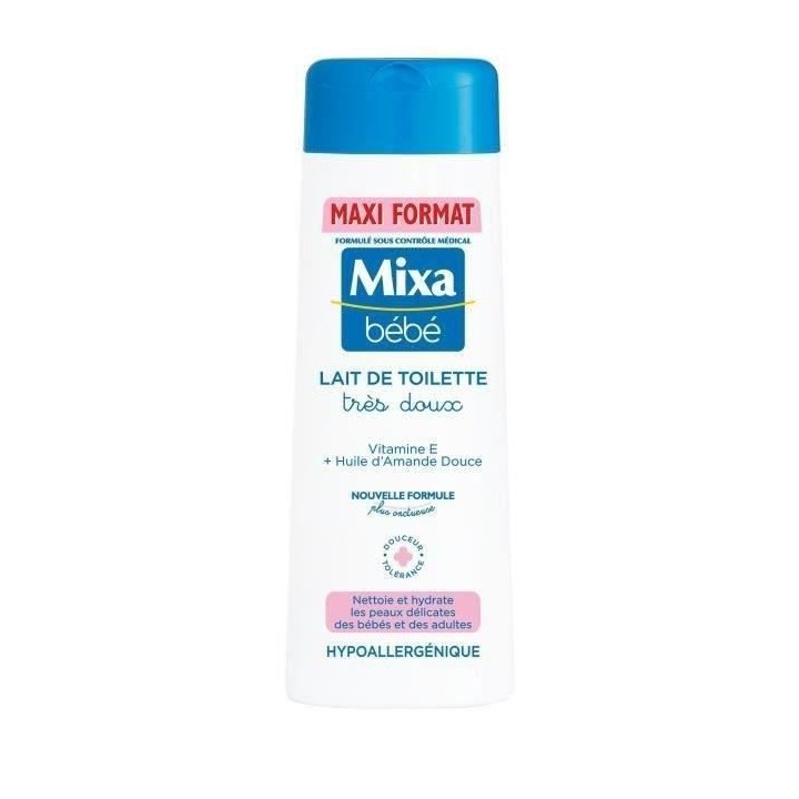 [Lot de 12] MIXA BEBE Lait de toilette Tres Doux - 300 ml
