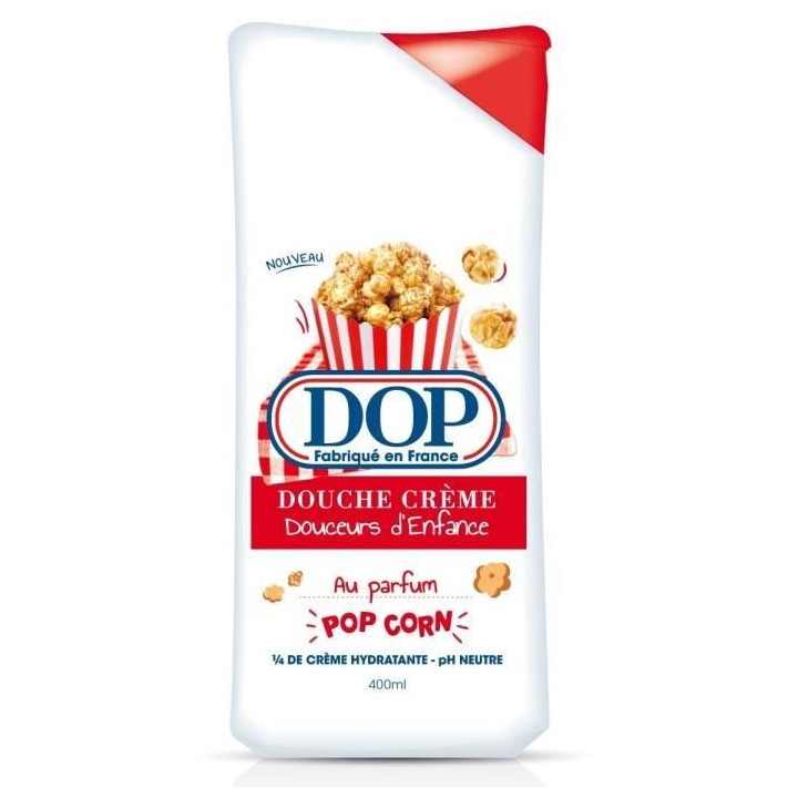 Gel douche creme DOP Douceurs d'Enfance Pop-corn - 400 ml x12