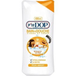 Bain-douche Peche/abricot P'TIT DOP - 12x 400 ml