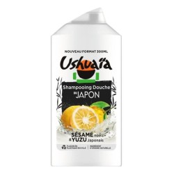 Shampooing Douche USHUAiA Douceur du Japon Sésame & Yuzu - 300 ml x12