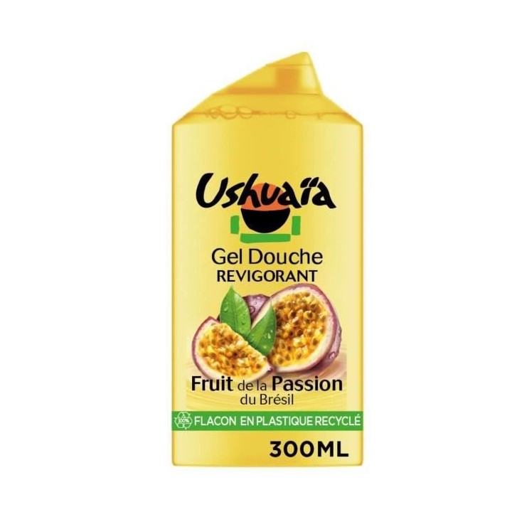 Gel douche au fruit de la passion USHUAiA - 12x 300 ml