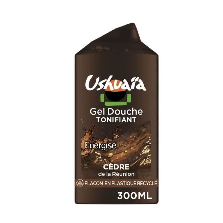 Gel douche USHUAiA Homme Cedre - 300 ml x12