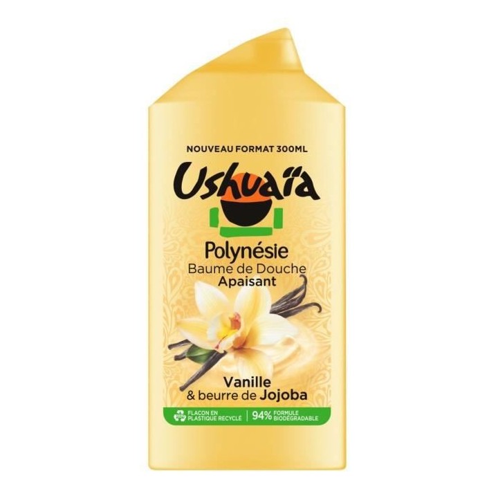 Baume Douche USHUAiA Vanille & Beurre de Jojoba - 300 ml x12