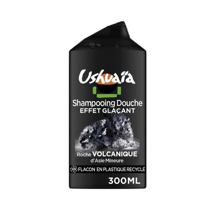 Shampooing Douche USHUAiA Rituels d'Asie Roche Volcanique - 300 ml x12