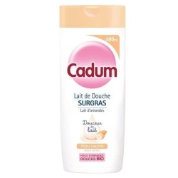 Douche Surgras Douceur de Lait Amandes Bio CADUM - 12x 400 ml