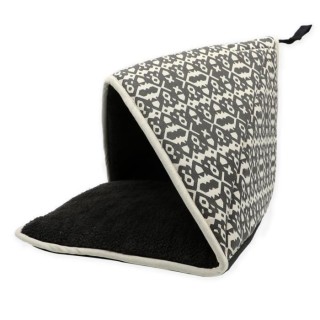 AIME Tente Pliable pour chat/petit chien - Jouet pompon - Tissu coton