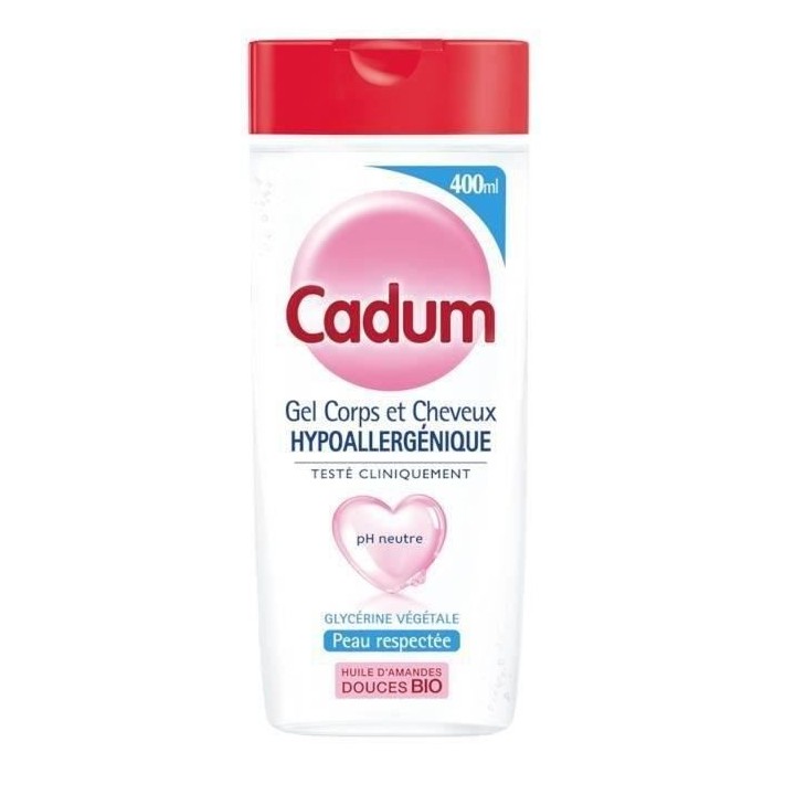 [Lot de 12] Douche CADUM Hypoallergénique - 400 ml