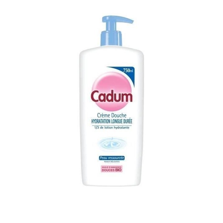 Gel douche Hydratation longue durée CADUM - 6x 750 ml