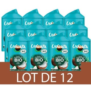 Douche hydratante USHUAIA BIO Coco de Polynésie - 12 x 250 ml