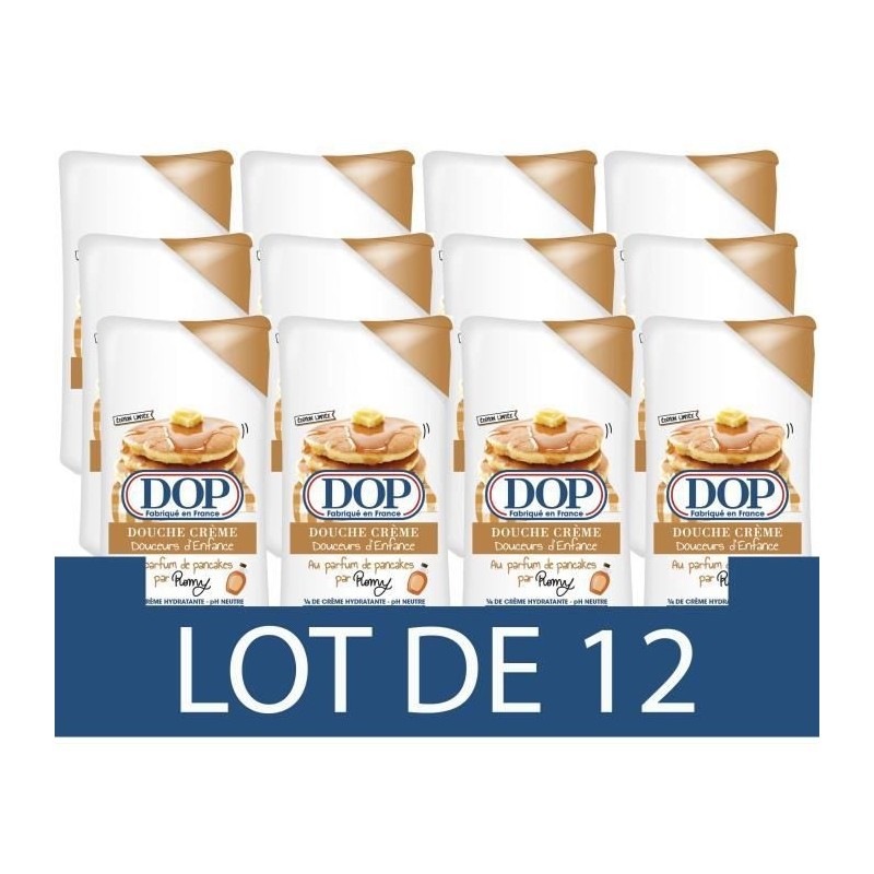 DOP Douceurs d'Enfance Gel douche creme au parfum des Pancakes - 250 ml x12