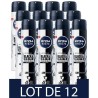 NIVEA FOR MEN Déodorant Atomiseur Masculin Black & White Original - 200ml - Lot de 12