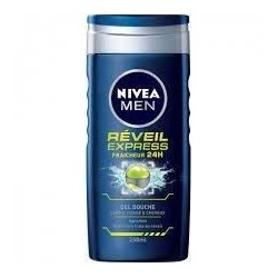 NIVEA Gel Douche Réveil Express - 250ml - Lot de 24