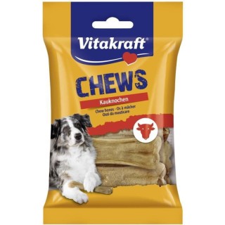 VITAKRAFT Os mâcher pressés en peau de buffle de longueur 8 cm - Lot