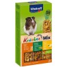 VITAKRAFT Kräcker Trio-Mix Friandise pour Cochons d'Inde Miel Epeautre, Légumes Betterave Rouge, Citron Orange - Lot de 10x3