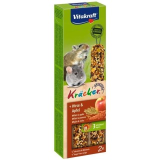 VITAKRAFT Kräcker Friandise pour Souris et Petits Rongeurs Pomme Mill