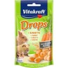 VITAKRAFT Drops Friandises a la carotte pour Petits Mammiferes - Lot de 9x75g