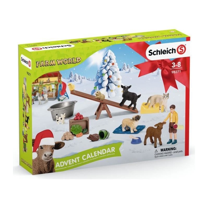 SCHLEICH Calendrier de l'avent Farm World 2022