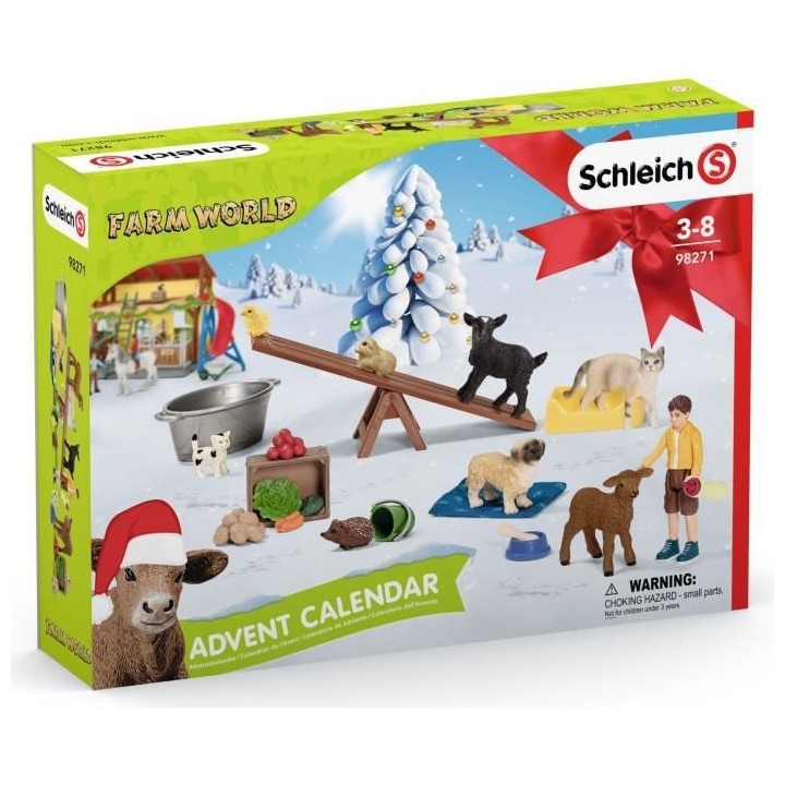 SCHLEICH Calendrier de l'avent Farm World 2022