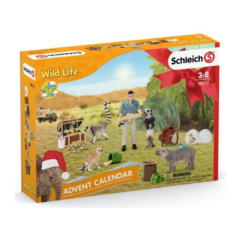 SCHLEICH Calendrier de l'Avent Wild Life 2022