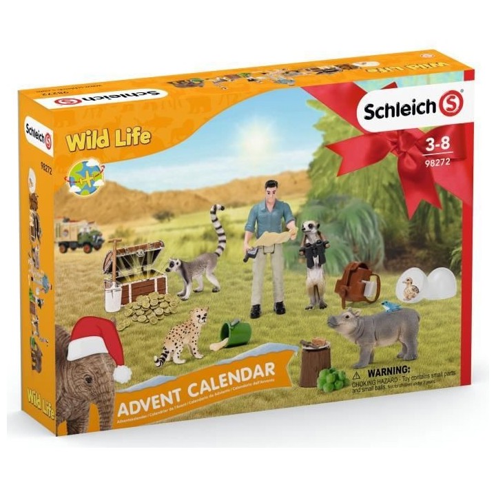 SCHLEICH Calendrier de l'Avent Wild Life 2022