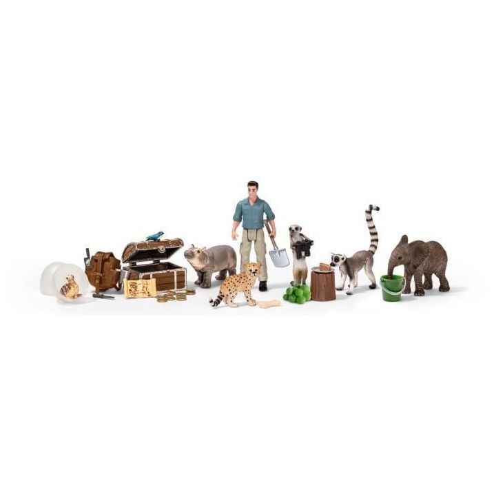 SCHLEICH Calendrier de l'Avent Wild Life 2022