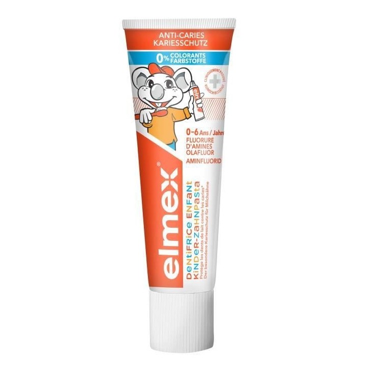 [Lot de 12] ELMEX Dentifrices Anti-Caries Enfants