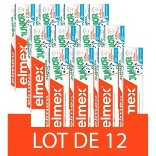 [Lot de 12] ELMEX Dentifrices Anti-Caries Junior