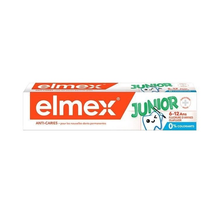 [Lot de 12] ELMEX Dentifrices Anti-Caries Junior