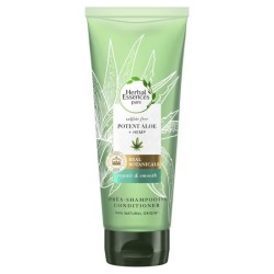 HERBAL ESSENCES Pure Apres Shampoing Aloe Et Chanvre - Sans Sulfates - 180 ml - Lot de 6