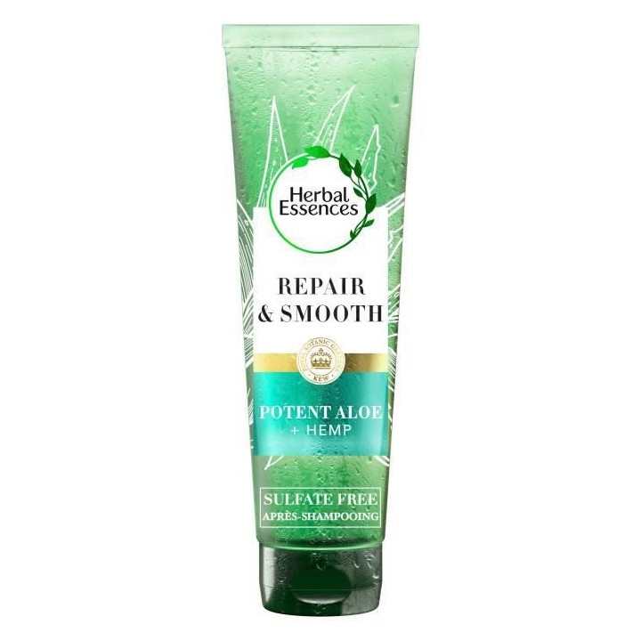 HERBAL ESSENCES Pure Apres Shampoing Aloe Et Chanvre - Sans Sulfates -