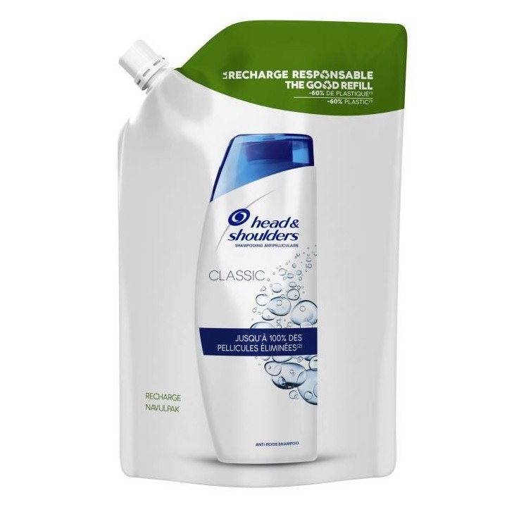 Shampoing Classic Head & Shoulders Cheveux secs Antipelliculaire Recha