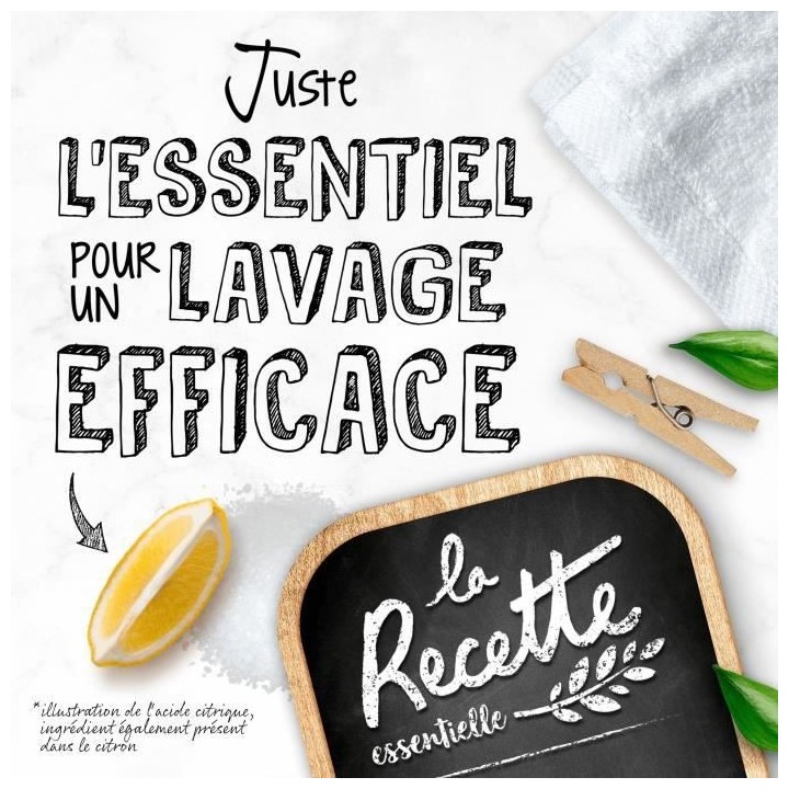LA RECETTE Lessive liquide enrichie au Bicarbonate de Soude - 39 Lavag