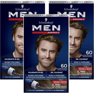 SCHWARZKOPF Men Perfect - Gel colorant Anti-Cheveux Blancs Homme - Ré
