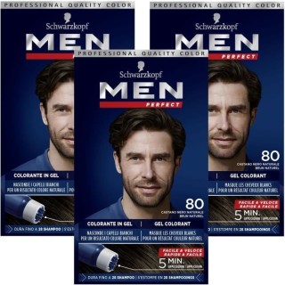 SCHWARZKOPF Men Perfect - Gel colorant Anti-Cheveux Blancs Homme - Ré