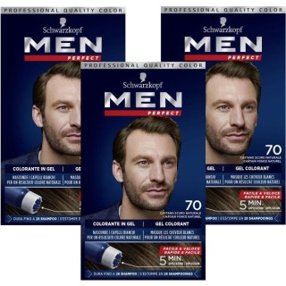SCHWARZKOPF Men Perfect - Gel colorant Anti-Cheveux Blancs Homme - Ré