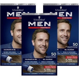 SCHWARZKOPF Men Perfect - Gel colorant Anti-Cheveux Blancs Homme - Ré