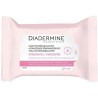 DIADERMINE Lingettes Démaquillantes Nettoyantes Hydratantes - Peaux seches et sensibles - 25 Lingettes - Lot de 6