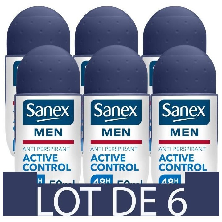 [Lot de 6] SANEX Déodorants Anti-transpirant - 50ml