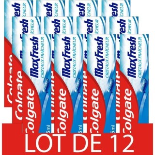[Lot de 12] COLGATE Dentifrices Max Fresh fraîcheur - 75 ml