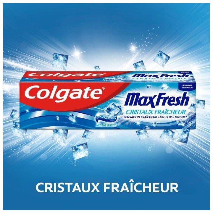 [Lot de 12] COLGATE Dentifrices Max Fresh fraîcheur - 75 ml