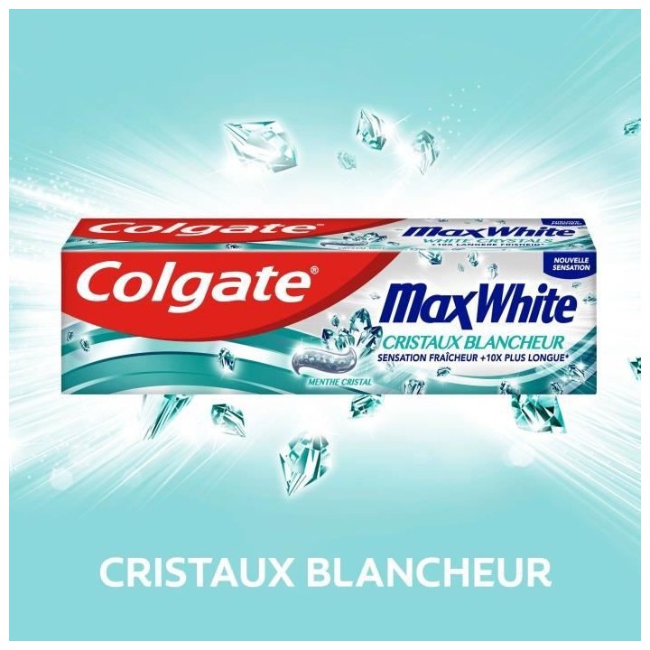 [Lot de 12] COLGATE Dentifrices Max White - 75 ml