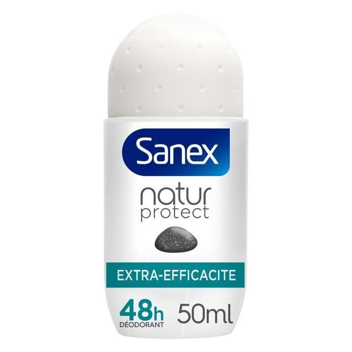 [Lot de 6] SANEX Déodorants Natur Protect extra pierre d'alun bille 5