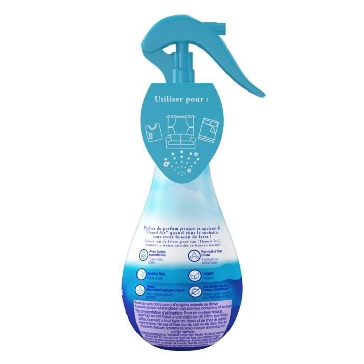 [Lot de 6] SOUPLINE Brumes de linge Parfum Grand Air - 250 ml