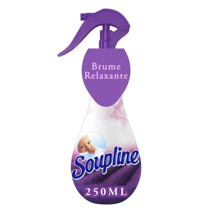 [Lot de 6] SOUPLINE Brumes de linge Parfum Lavande